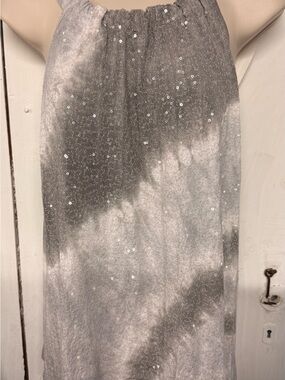 Silver Sequin Ombre tank top.